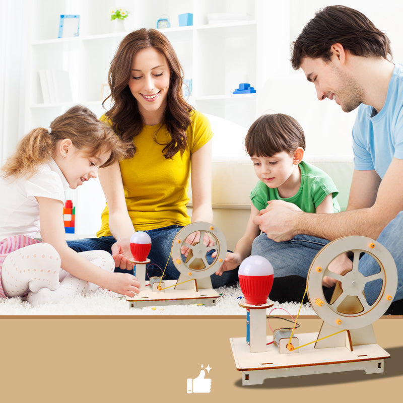 Brinquedos técnicos criativos feitos à mão