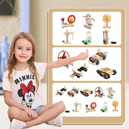 Brinquedos técnicos criativos feitos à mão