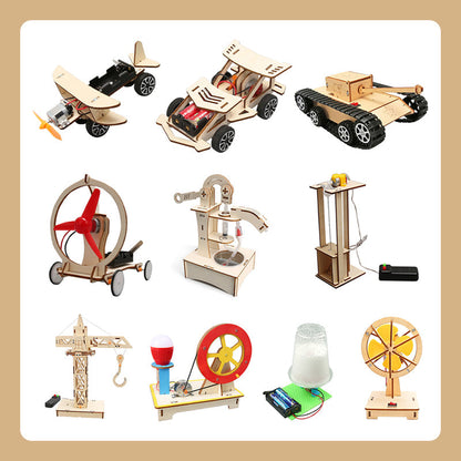 Brinquedos técnicos criativos feitos à mão