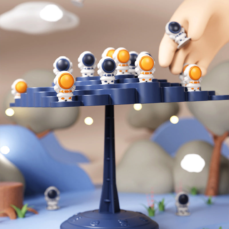 Jogo de equilíbrio do astronauta para crianças