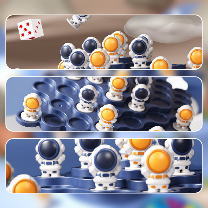 Jogo de equilíbrio do astronauta para crianças