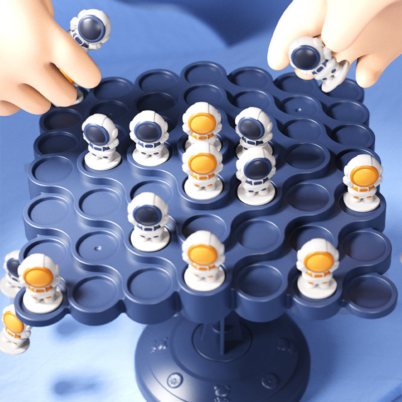 Jogo de equilíbrio do astronauta para crianças