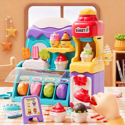 Conjunto infantil: kit para fazer gelados