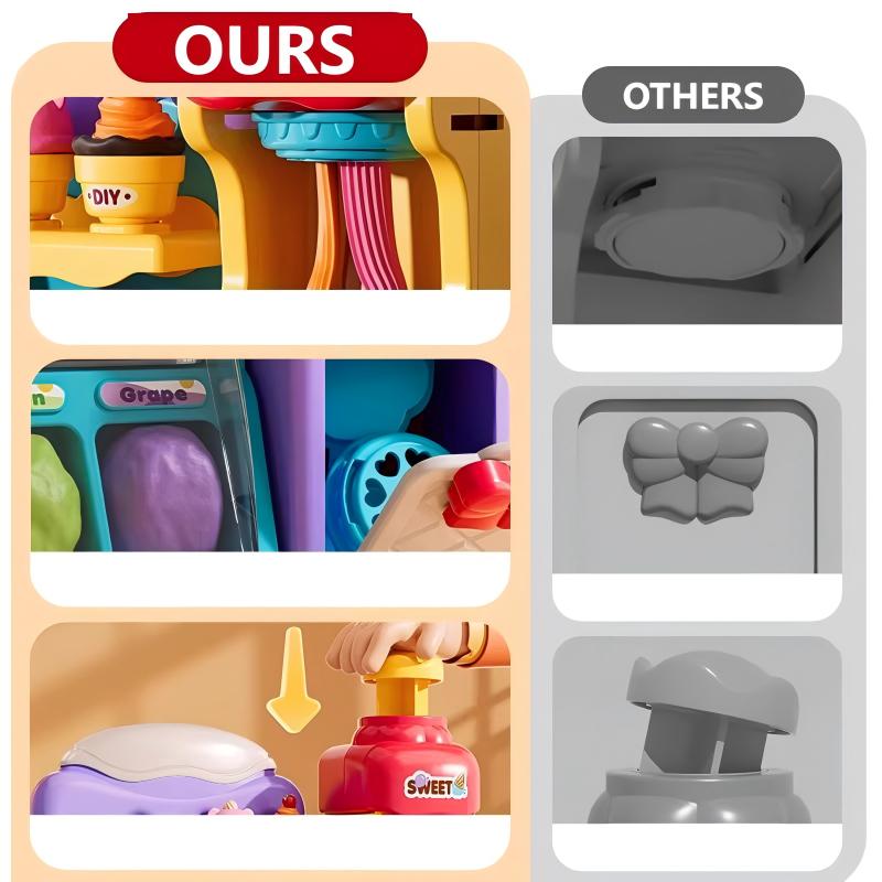 Conjunto infantil: kit para fazer gelados