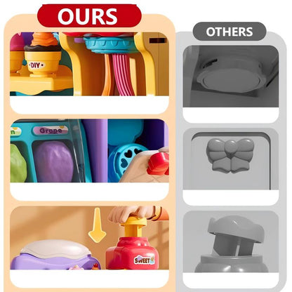 Conjunto infantil: kit para fazer gelados