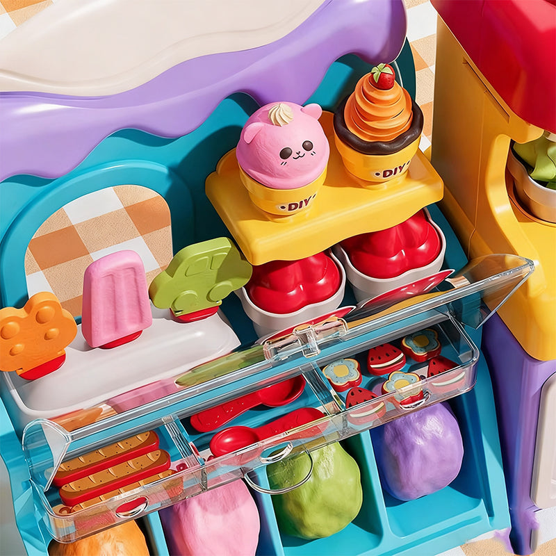 Conjunto infantil: kit para fazer gelados