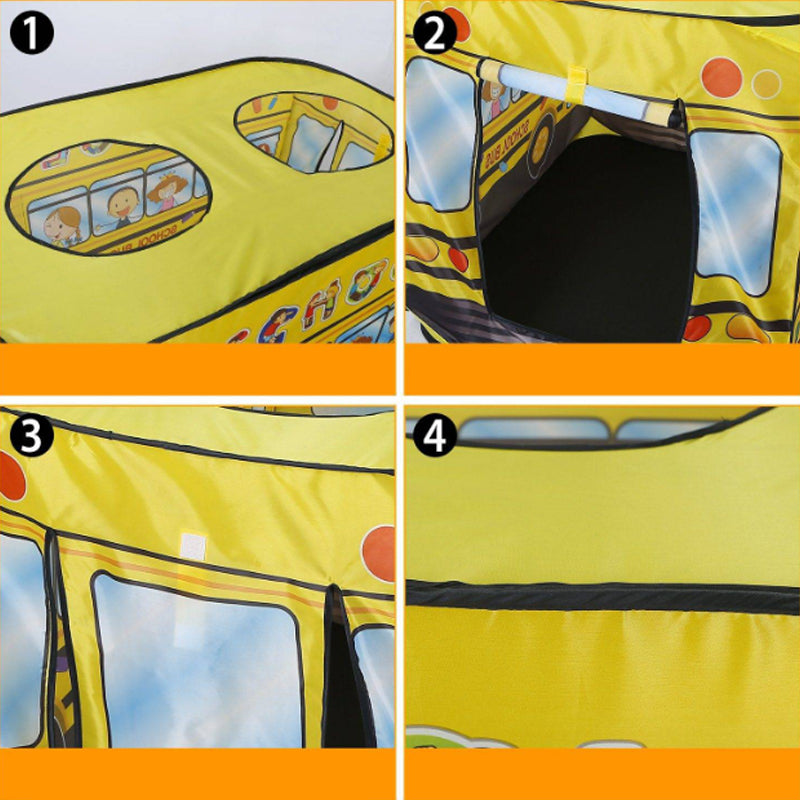 Casinha de brincadeiras interativa para crianças