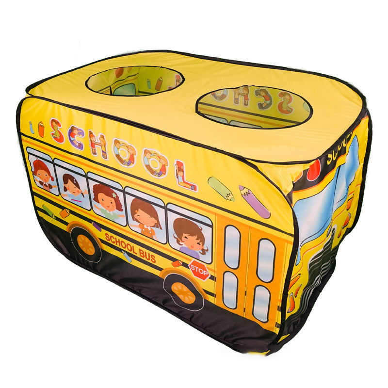 Casinha de brincadeiras interativa para crianças