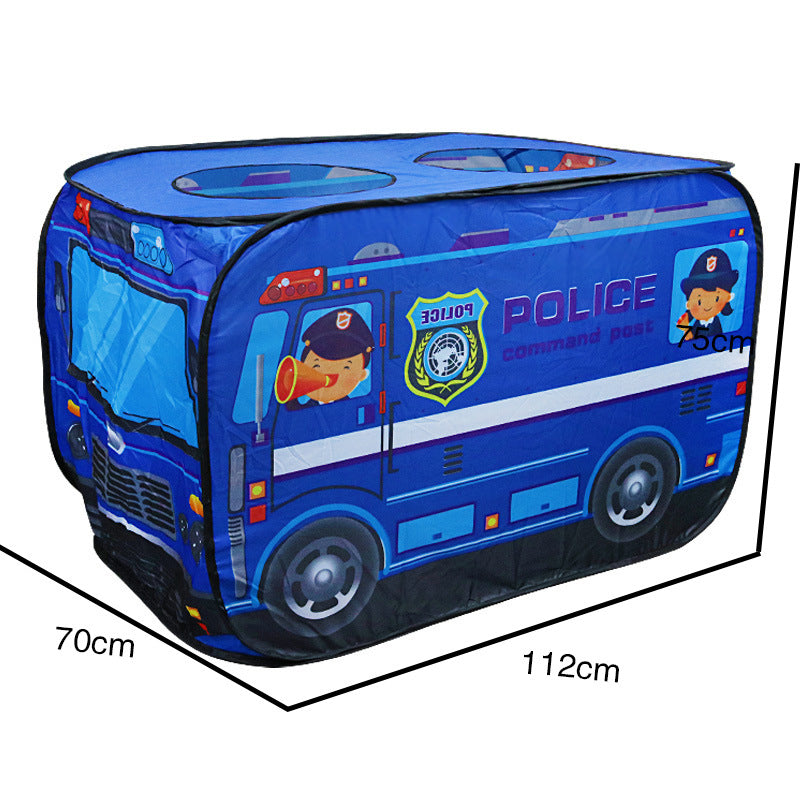 Casinha de brincadeiras interativa para crianças