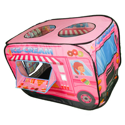 Casinha de brincadeiras interativa para crianças