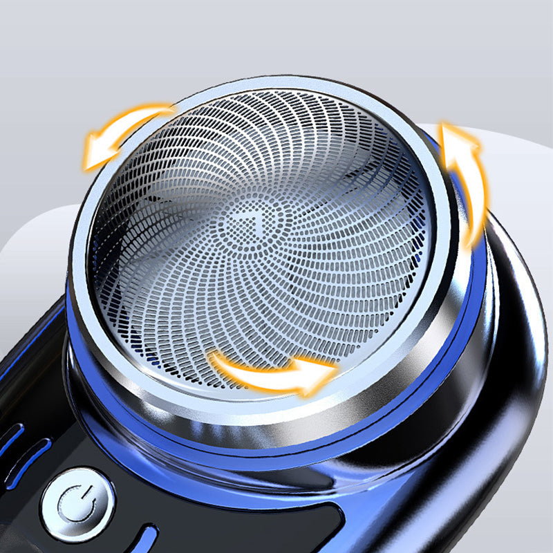 Mini Barbeador Elétrico Portátil – Barbear Preciso a Seco e a Húmido