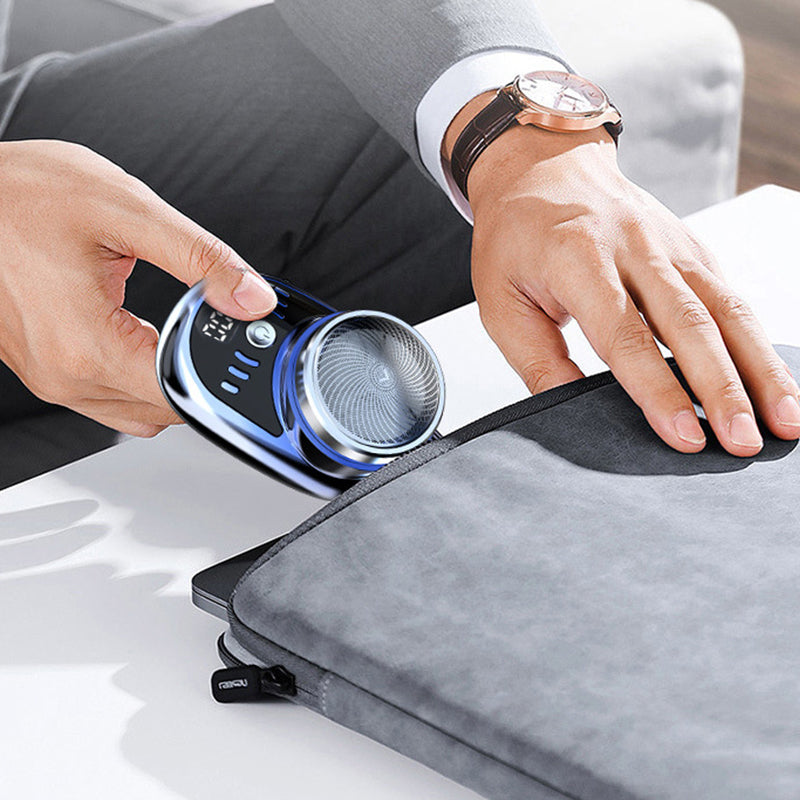 Mini Barbeador Elétrico Portátil – Barbear Preciso a Seco e a Húmido