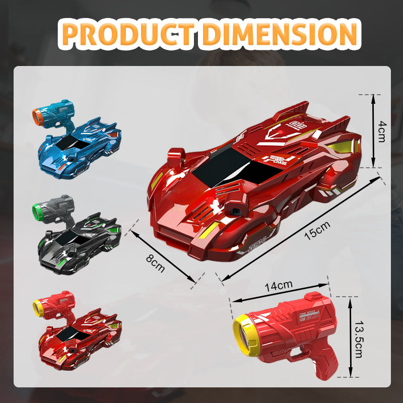 Carro RC para crianças controlado por laser que anda nas paredes