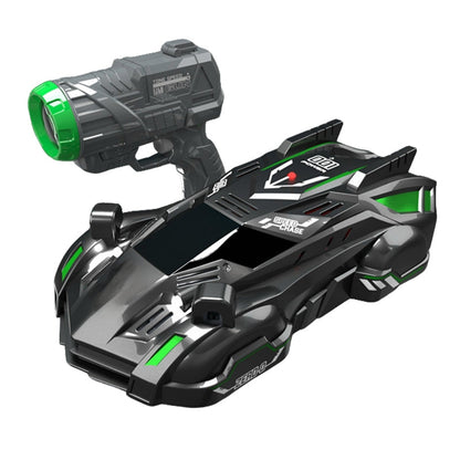 Carro RC para crianças controlado por laser que anda nas paredes